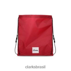 Clarks acessórios bolsa funil sintética vermelha clarks RJZRN4769 sintético vermelho