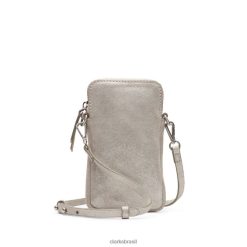 Clarks acessórios cinza metálico clarks roslyn telefone cinza metálico RJZRN5376 cinza metálico