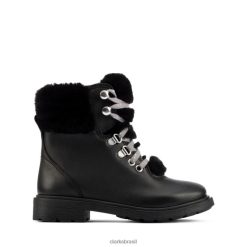 Clarks crianças astrol caminhante criança couro preto clarks couro preto RJZRN5799 couro preto