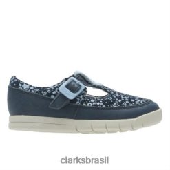 Clarks crianças azul marinho crazy tale fst g fit clarks RJZRN4620 marinha