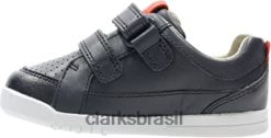 Clarks crianças azul marinho emery walk meninos primeiros sapatos clarks RJZRN2100 marinha