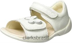 Clarks crianças bebês meninas kiani sun fst sapatos de caminhada clarks RJZRN1277