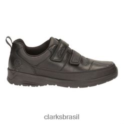 Clarks crianças black clarks reflectace inf h fit RJZRN4928 preto