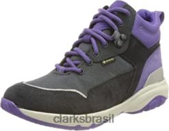 Clarks crianças bota de neve masculina rockrace gtx k combinação azul marinho clarks RJZRN1878 combinação da marinha