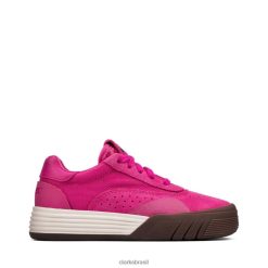 Clarks crianças Clarks camurça rosa RJZRN6857 camurça rosa