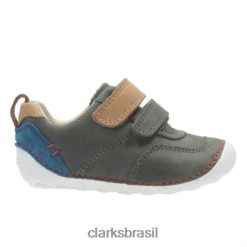 Clarks crianças clarks cinza ti ny aspire fst g fit RJZRN4832 cinza