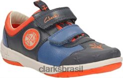 Clarks crianças Clarks Jetsky Buzz Meninos Tênis Casual Infantil RJZRN2616