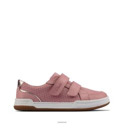 Clarks crianças clarks rosa claro fawn solo k RJZRN3793 luz rosa