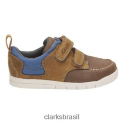 Clarks crianças Clarks Tan Grade Walk FST H Fit RJZRN4841 bronzeado