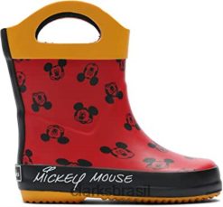 Clarks crianças clarks tarri mouse galochas sintéticas infantis vermelhas RJZRN1002