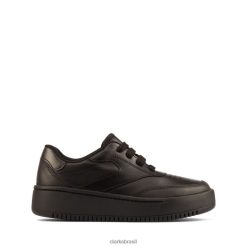 Clarks crianças clarks tor sport flex garoto couro preto couro preto RJZRN5898 couro preto