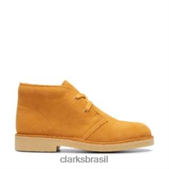 Clarks crianças Clarks Tumeric Desert Bootjnr G Fit RJZRN4800 cúrcuma