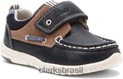 Clarks crianças deck flex masculino clarks RJZRN396