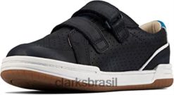 Clarks crianças fawn solo tênis infantil azul clarks RJZRN670 azul