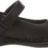 Clarks crianças meninas do menino etch spark t sapatilhas clarks preto RJZRN173