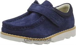 Clarks crianças Mocassins Crown Park T Mocassins Clarks Azul Marinho RJZRN1717 azul marinho marinho