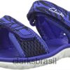 Clarks crianças sandália masculina surf maré t sandália azul marinho combi clarks RJZRN1774 combinação da marinha