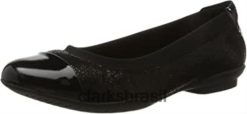 Clarks crianças sapatilhas femininas neenah garden clarks RJZRN767