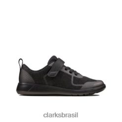 Clarks crianças scape brilhante inf f fit preto interesse clarks RJZRN4902 interesse negro