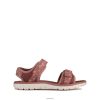 Clarks crianças surfingtide t clarks rosa empoeirado RJZRN3799 rosa empoeirado
