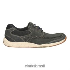 Clarks homens allston edge clarks nobuck azul marinho RJZRN4525 nobuck marinho