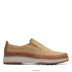 Clarks homens areia escura combi natureza 5 caminhada areia escura combi clarks RJZRN6676 combinação de areia escura