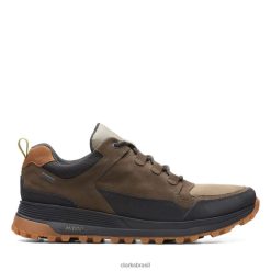 Clarks homens azeitona escura combi clarks atl trek lo gore-tex dark olive combi RJZRN5496 combinação de azeitona escura