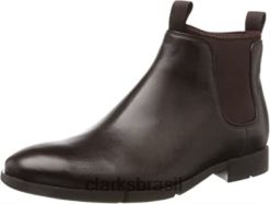 Clarks homens bota chelsea daulton up masculina clarks RJZRN1577