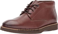 Clarks homens bota folcroft mid chukka masculina clarks dark tan RJZRN2509 Bronzeado escuro