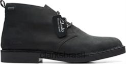 Clarks homens bota masculina clarks desert bt 2 gtx preta RJZRN547 preto