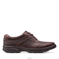 Clarks homens Bradley Walk Clarks Brown Tumb RJZRN3439 barriga marrom