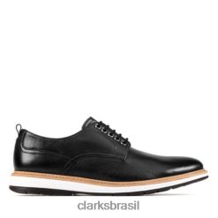 Clarks homens chantry walk clark couro preto RJZRN4453 couro preto