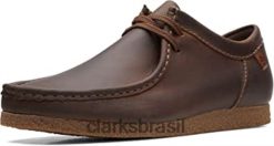 Clarks homens Clarks Beeswax Masculino Shacre II Run Mocassim RJZRN1609 cera de abelha