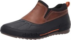 Clarks homens Clarks Bowman Free Rashoe Clarks Couro Castanho Escuro Masculino RJZRN2015 couro castanho escuro