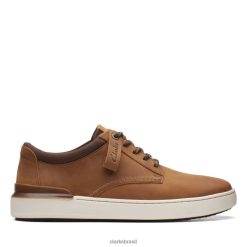 Clarks homens clarks bronzeado claro tribunal lite derby bronzeado claro RJZRN5441 bronzeado leve