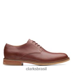 Clarks homens Clarks Bronzeado Escuro Clarkdale Moon RJZRN4491 Bronzeado escuro