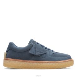 Clarks homens clarks camurça azul sandford RJZRN3625 camurça azul
