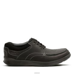 Clarks homens clarks cotrell edge preto oleoso RJZRN3484 preto oleoso