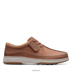 Clarks homens Clarks couro cera de abelha natureza 5 gravata couro cera de abelha RJZRN6593 couro de cera de abelha