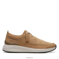 Clarks homens Clarks Dark Sand Camurça Coast Lite Weave Dark Sand Camurça RJZRN5457 camurça areia escura