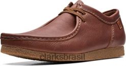 Clarks homens Clarks de couro bronzeado masculino shacre ii run mocassim RJZRN1763 couro curtido