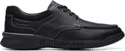 Clarks homens Clarks de couro preto masculino Donaway Edge Oxford RJZRN2024 couro preto