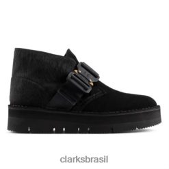 Clarks homens Clarks Desert Strap Preto RJZRN4346 preto