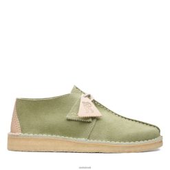 Clarks homens Clarks Desert Trek Verde Pálido RJZRN3746 verde pálido