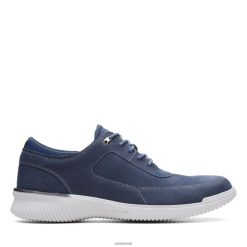 Clarks homens clarks donaway renda azul nobuck RJZRN3658 nobuck marinho
