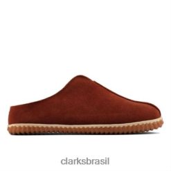 Clarks homens Clarks estilo caseiro de camurça bronzeado escuro RJZRN4457 camurça marrom escuro