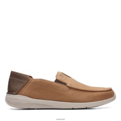 Clarks homens clarks gorwstep nobuck areia escura RJZRN3752 nobuck areia escura