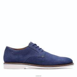 Clarks homens clarks malwood nobuck azul claro RJZRN3682 nobuck marinho