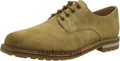 Clarks homens clarks masculino foxwell hall derbys bege camurça areia escura camurça areia escura RJZRN2298 camurça bege areia escura