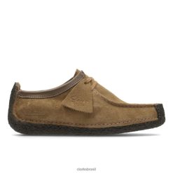 Clarks homens Clarks Oakwood Camurça Natalie Oakwood Camurça RJZRN6601 camurça de carvalho